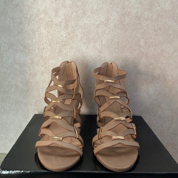 Alexis Harrison wedges, never worn US 6 (fits 6.5) - Picture 2 of 4